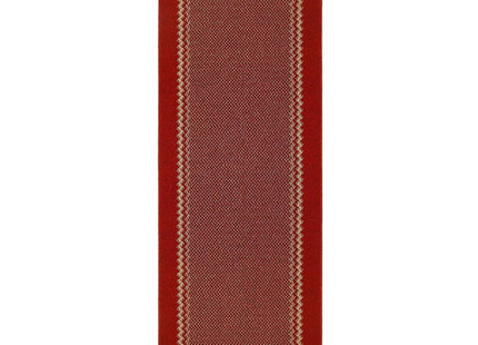 Washable Designer Bordered Red Rug | 116R