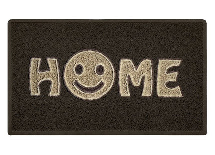 Home Smile Inlay Embossed Doormat