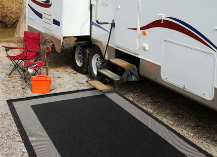Ecology Outdoor Rug Black | 200bl