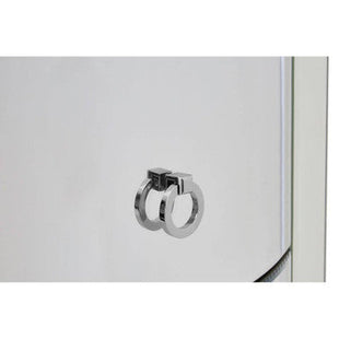 Verona Mirrored Curved 5 Drawer Tall Chest