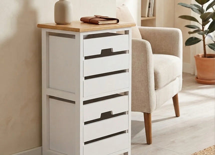 Newport White Wooden 2 Drawer Chest