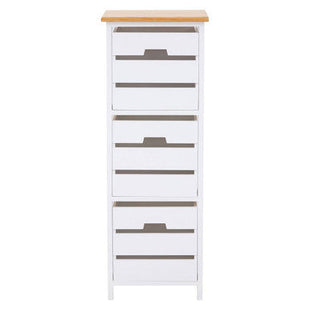 Newport White Wooden 3 Drawer Chest