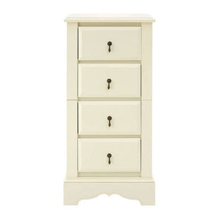 Florence Ivory Wooden 4 Drawer Chest