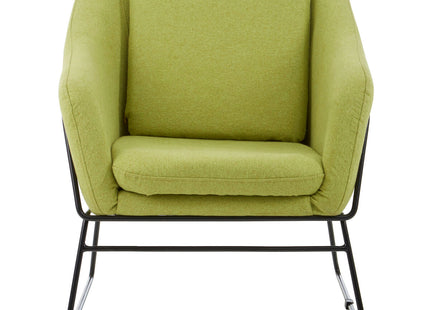 Stockholm Green Fabric Accent Chair