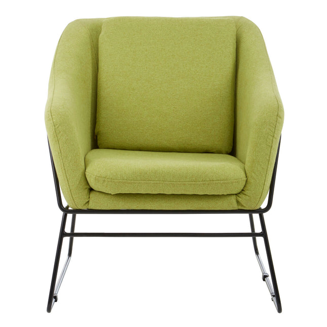 Stockholm Green Fabric Accent Chair