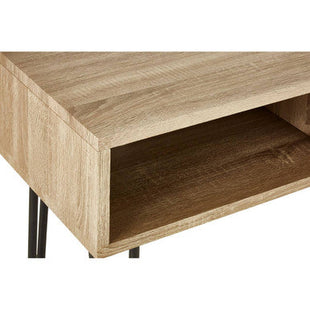 Borough Natural Wood Effect and Metal Media Unit