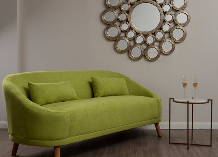 Holland Green Linen 2 Seater Sofa