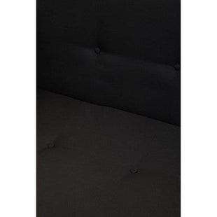 Hansa Hagen Black Linen Corner Sofa Bed