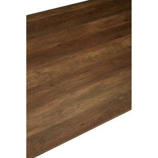 Arron Brown Wood Veneer Finish Rectangular Dining Table