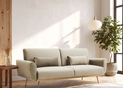 Hatton Mink Velvet Sofa Bed