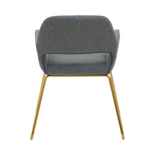 Stockholm Grey Fabric Dining Chair
