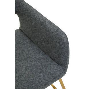 Stockholm Grey Fabric Dining Chair