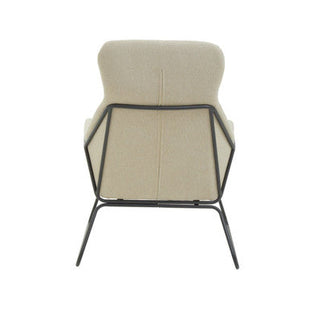 Stockholm Natural Fabric High Back Armchair