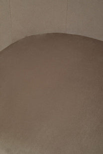 Stockholm Mink Velvet Curved Accent Chair