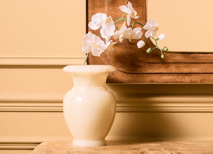 Mota Natural Burl Wood Curved Console Table