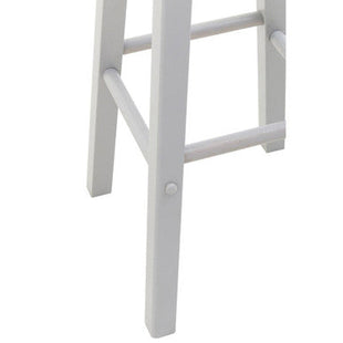 Chester Grey and Natural Tropical Hevea Wood Kitchen or Bar Stool