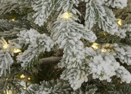 Snowy Forest Fir Pre-Lit Led 300L Christmas Tree In Pot