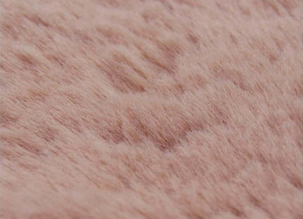Luxury Pink Faux Fur Rug