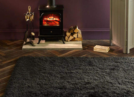 Extravagance Dark Grey Shaggy Rug