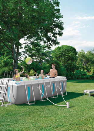 Intex 13ft 1.5" x 6ft 6.75" x 48" Prism Frame™ Pool + Filter Pump and Accessories