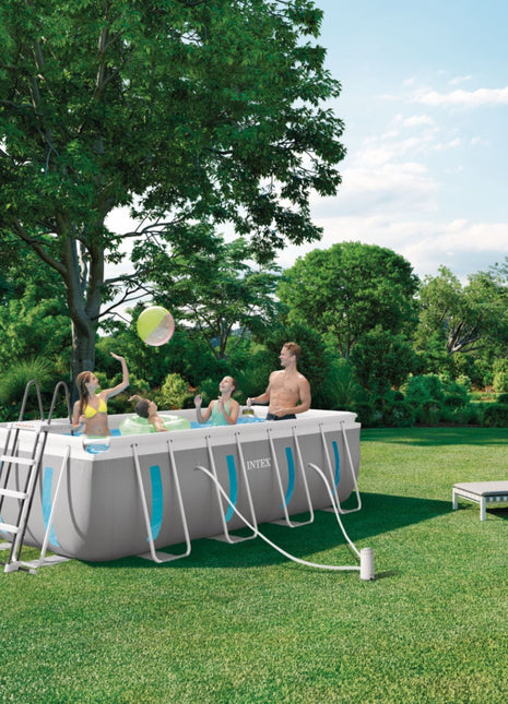 Intex 13ft 1.5" x 6ft 6.75" x 48" Prism Frame™ Pool + Filter Pump and Accessories