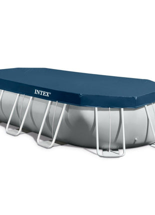 Intex 16' 6" x 9' x 48" Prism Frame™ Oval Above Ground Swimming Pool with Filter Pump and Accessories