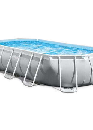 Intex 16' 6" x 9' x 48" Prism Frame™ Oval Above Ground Swimming Pool with Filter Pump and Accessories