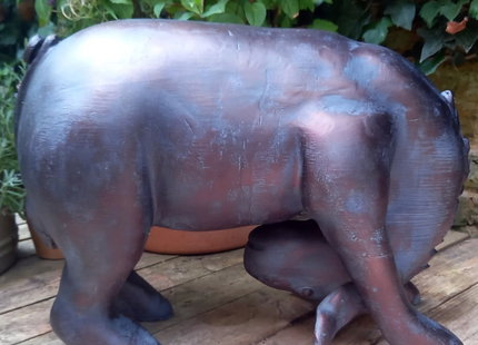 Eeyore Garden Sculpture – 50cm, Antique Bronze