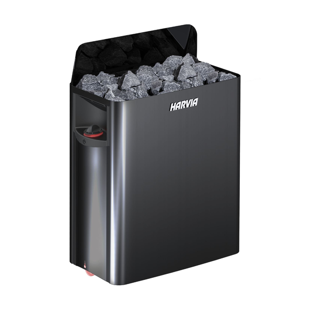 Harvia The Wall SW60 6kW Black Steel Electric Sauna Heater