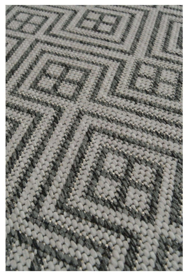 County Geo Grey Indoor/Outdoor Rug | 11344A