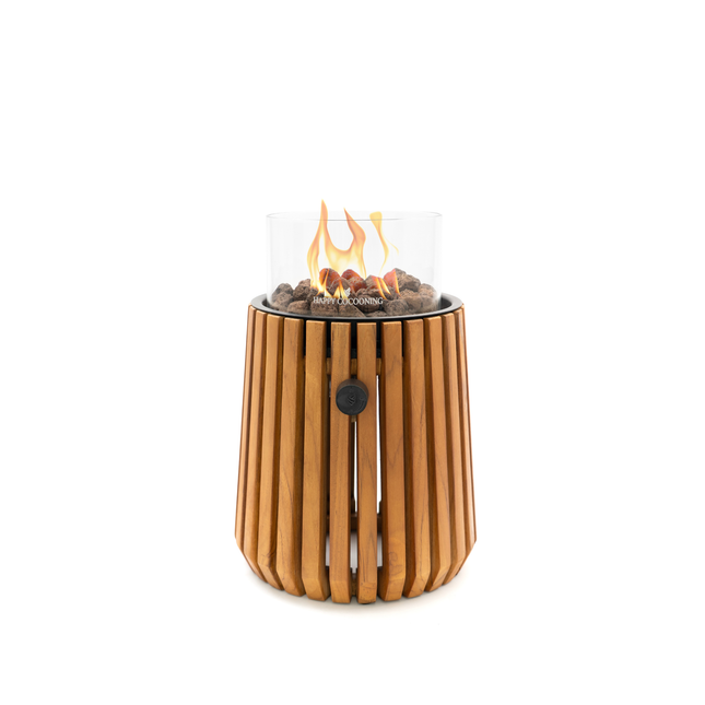 Happy Cocooning Lumi Lagune Teak Table Burner