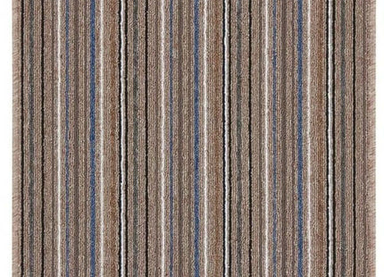 Stockholm Mocha/Blue Washable Mat