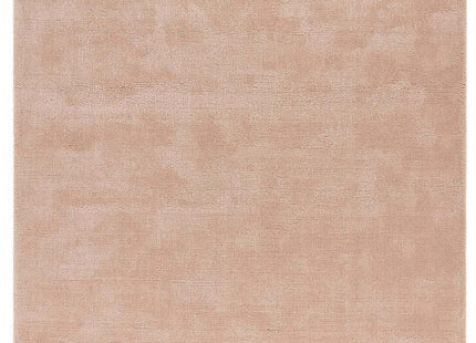 Hush Solid Coral Pink Luxury Rug