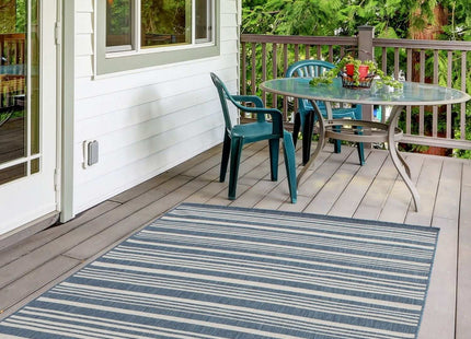 Ecology Outdoor Rug Blue | 300blu