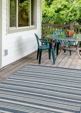 Ecology Outdoor Rug Blue | 300blu