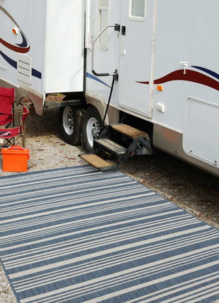 Ecology Outdoor Rug Blue | 300blu