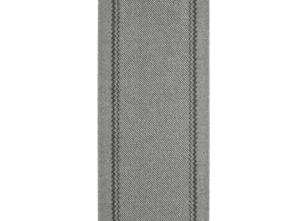 Washable Designer Bordered Grey Rug | 116G