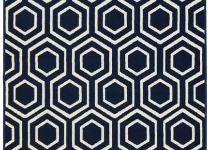 Maestro Honeycomb Navy Rug | 3035 X011