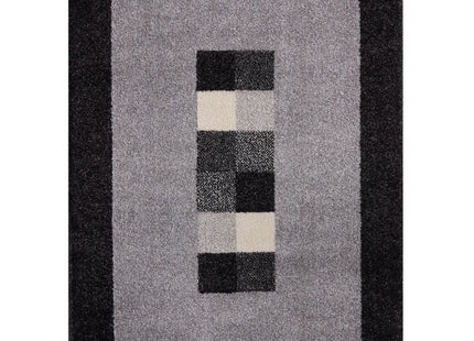 Ephesus Grey Black Rug | 7439GB