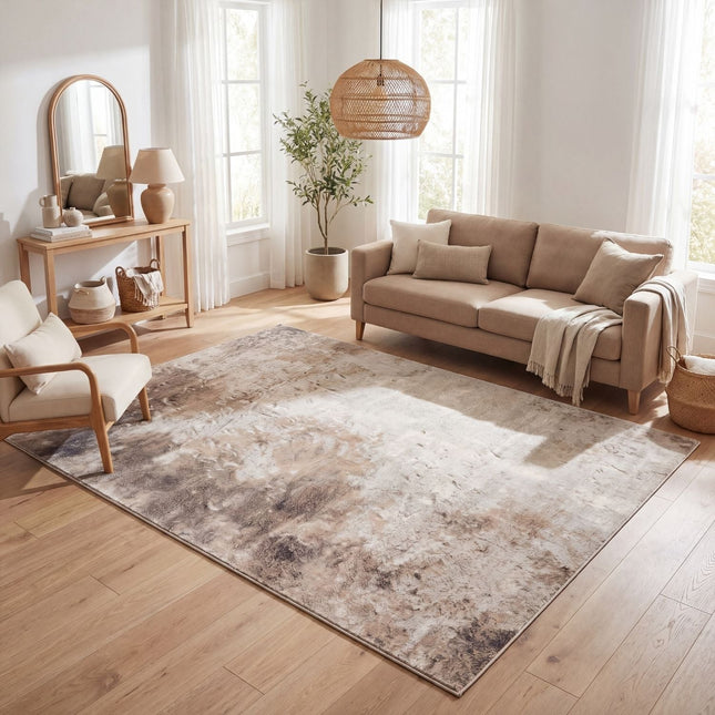 Montana Abstract Brown Rug | 3728