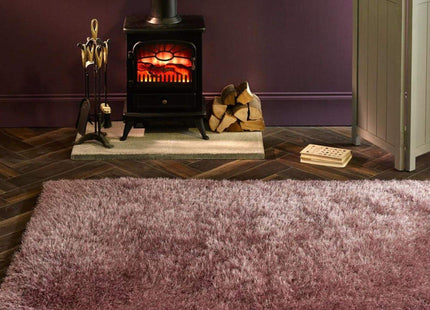 Extravagance Lilac Shaggy Rug