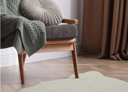 Luxury White Faux Fur Rug