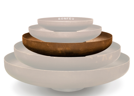 BonFeu BonBowl 100cm Corten Steel Fire Bowl