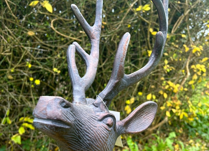 Medium Stag and Doe Garden Sculpture Set – 41–81cm, Antique Bronze
