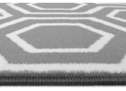 Maestro Honeycomb Grey Rug | 3035 WS25