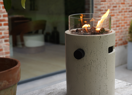 Happy Cocooning Lumi Stone Travertine Table Burner