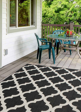 Ecology Outdoor Rug Black | 400B
