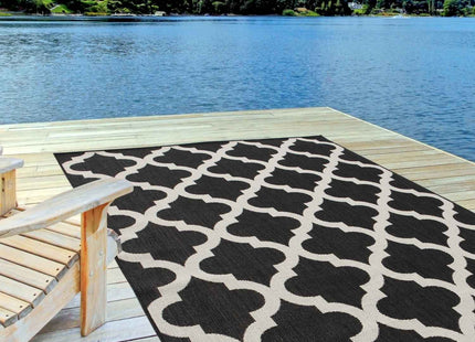Ecology Outdoor Rug Black | 400B