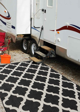 Ecology Outdoor Rug Black | 400B