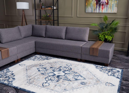 Montana Vintage Navy Rugs | 4020
